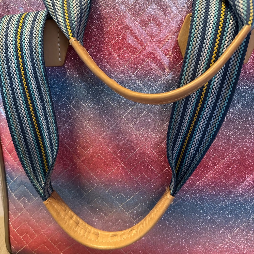 Consuela Pink and Blue Gradient Tote - Picture 5 of 15